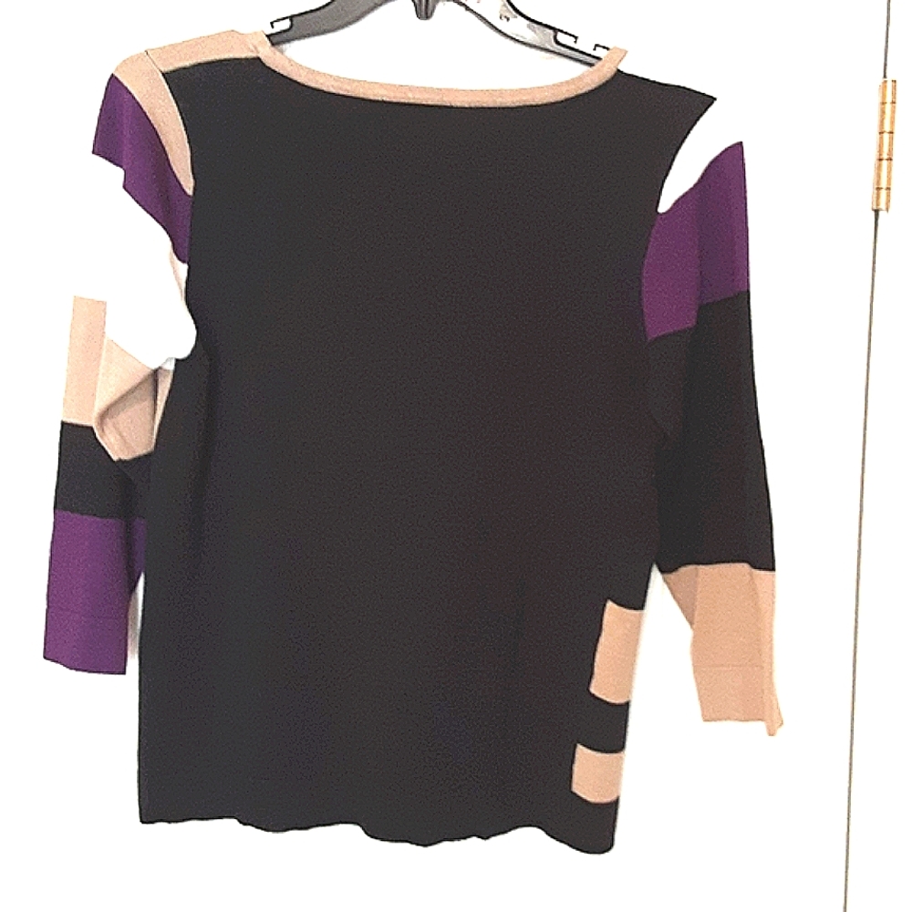 CAROL ROSE Multi Colored Top Size: XLG - Picture 3 of 6